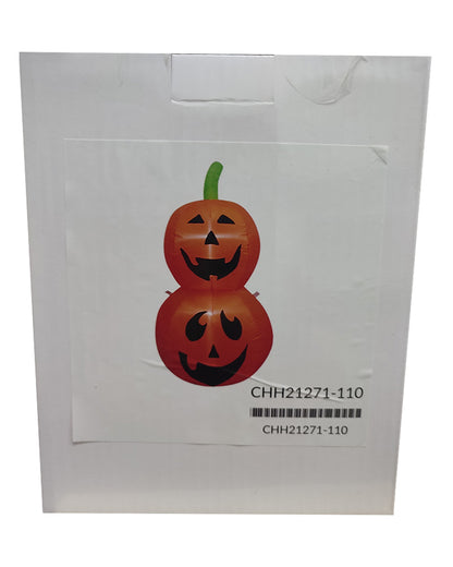Halloween Pumpkin Stack Lawn Inflatable 1m