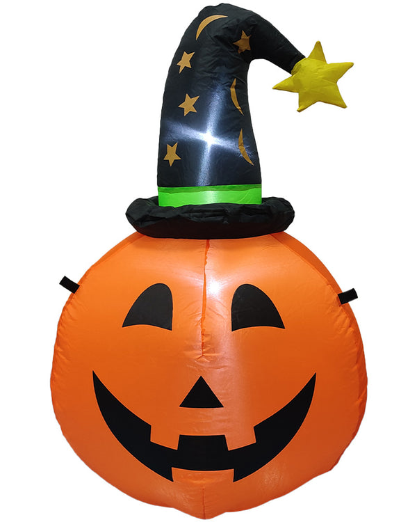 Halloween Pumpkin Witch Lawn Inflatable 1m