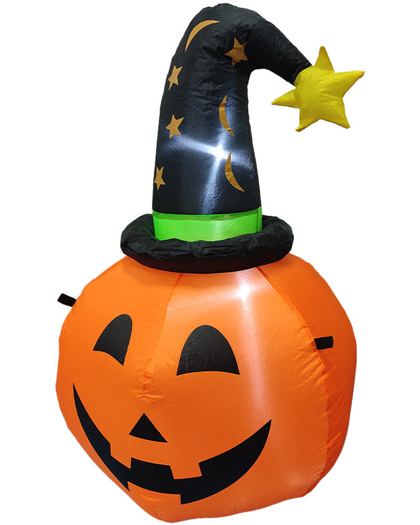 Halloween Pumpkin Witch Lawn Inflatable 1m