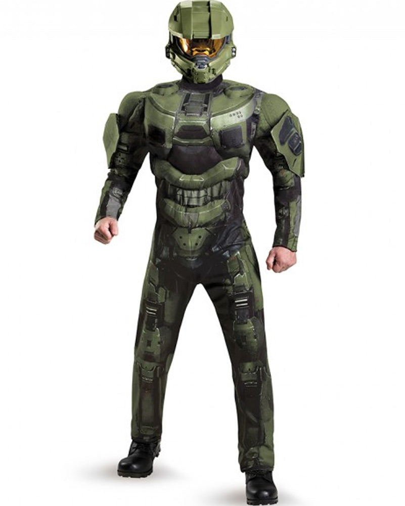 Halo Master Chief Deluxe Muscle Chest Mens Costume