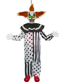 Hanging Shaking Clown Halloween Animatronic