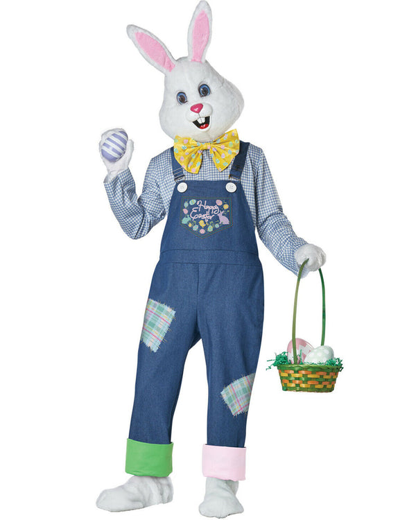 Deluxe Happy Easter Bunny Adult Plus Size Costume
