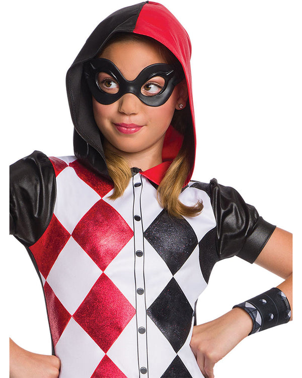 DC Superheroines Harley Quinn Hoodie Girls Costume