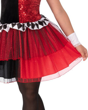 Harley Quinn Tutu Dress Deluxe Girls Costume