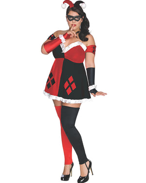 Harley Quinn Womens Plus Size Costume