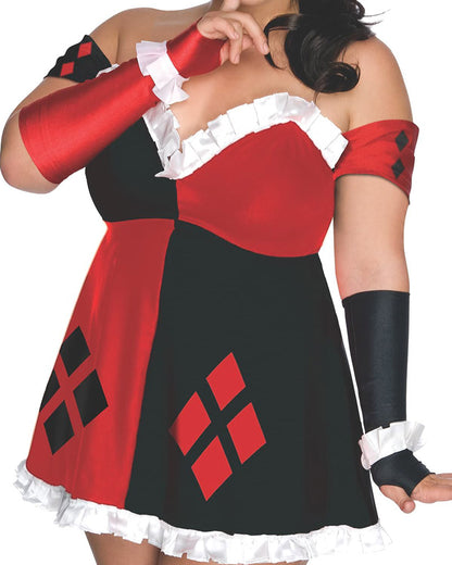 Harley Quinn Womens Plus Size Costume