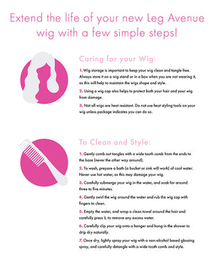 Curly Long Brown Wig with Half Pony