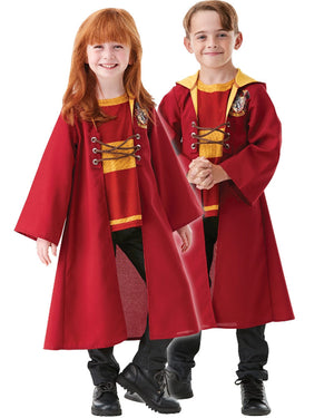 Harry Potter Quidditch Hooded Robe Kids Costume