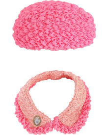 Harry Potter Dolores Umbridge Deluxe Hat Collar and Cat Pin Set