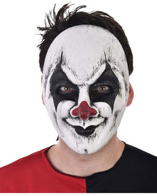 Haunted Clown Face Halloween Mask