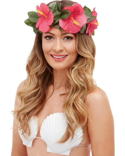 Hawaiian Luau Tiki Headband and Bracelets Set