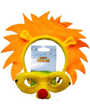 Lion Headband and Mask Set