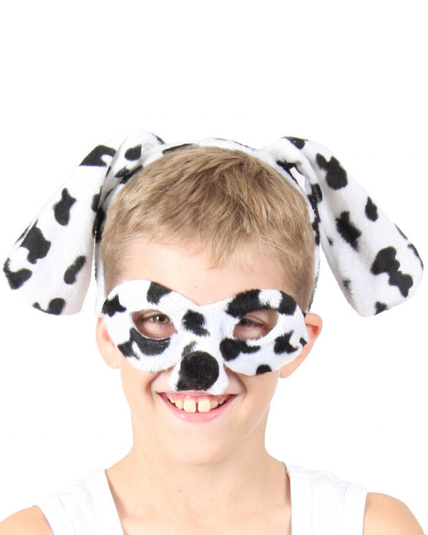 Dalmatian Headband and Mask Set
