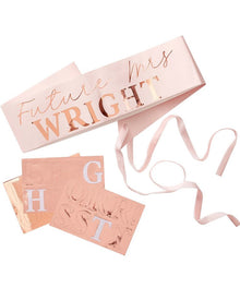 Hens Party Customisable Sash