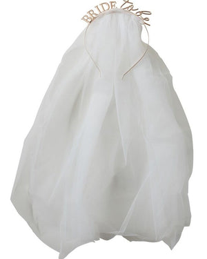 Hen Party Metal Bride To Be Headband with Veil