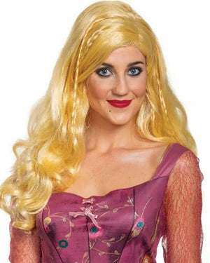 Hocus Pocus Sarah Deluxe Long Blonde Wig