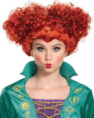 Hocus Pocus Wini Deluxe Short Red Curly Wig