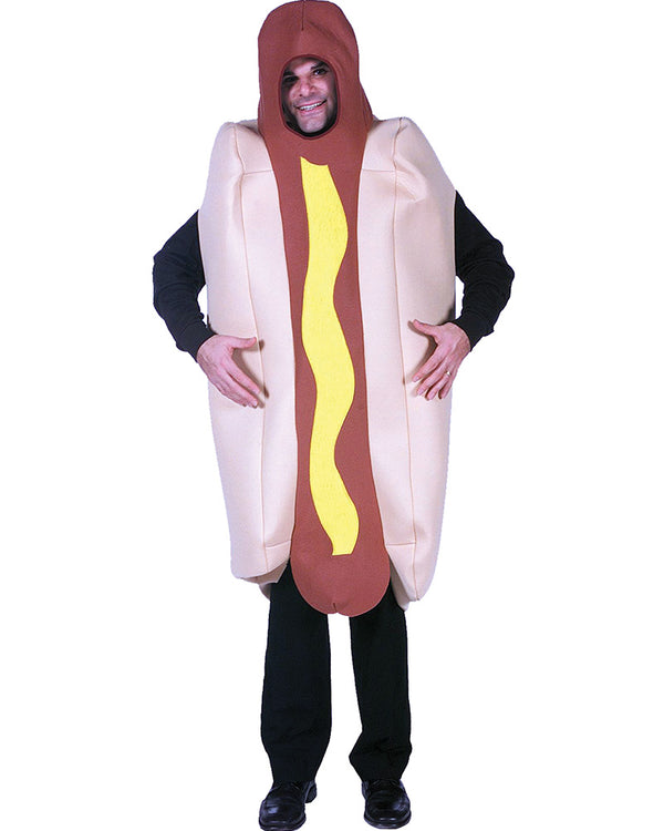 Hooded Hot Dog Adult Costume
