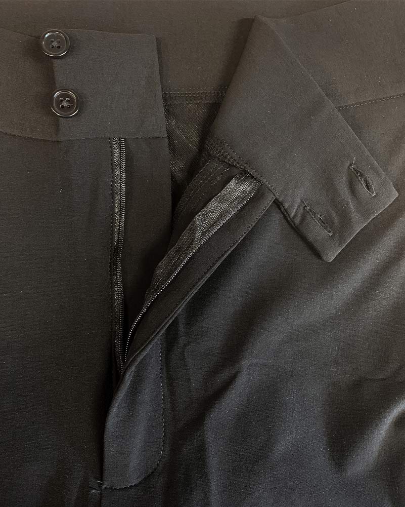 Hot Stuff Black 70s Mens Plus Size Flares