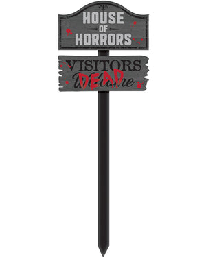 House of Horrors Yard Stake 86cm