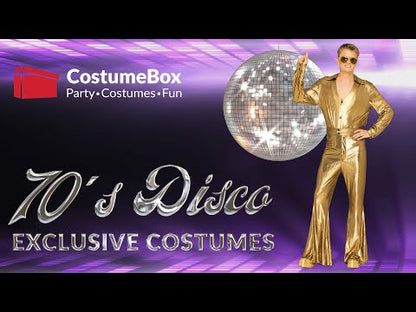 Hot Stuff Gold 70s Mens Plus Size Flares