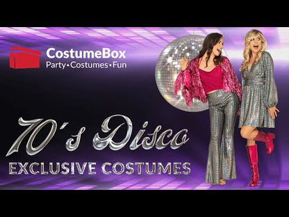 70s Disco Ball Party Womens Pants