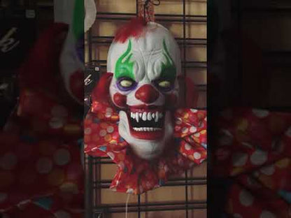 Animated Creepy Clown Head
