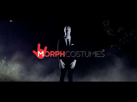 Slenderman Business Suit Morphsuit Mens Costume