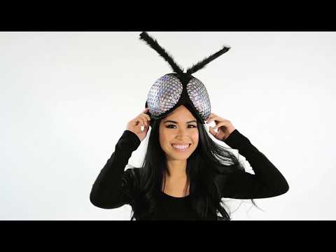 Holographic Fly Eyes Plush Deluxe Headband