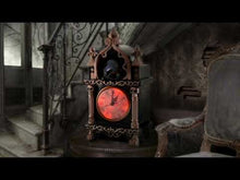 Halloween Animated Haunted Raven Clock