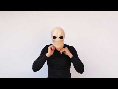 Creepy Pasta Pale Slenderman Deluxe Mask