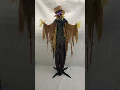 Light Up Scarecrow With Sound 1.6m