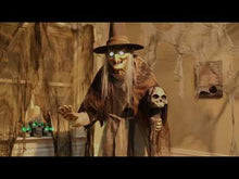 Animated Lunging Haggard Witch Halloween Prop 1.8m (US PLUG)