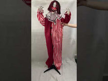 Halloween Animated Shaking Red Clown 165cm
