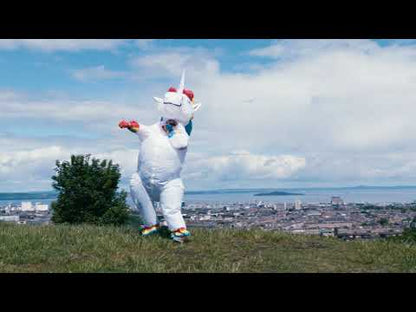 Inflatable Prancing Unicorn Kids Costume