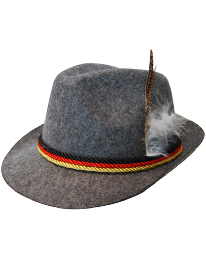 Oktoberfest German Hat with Feather