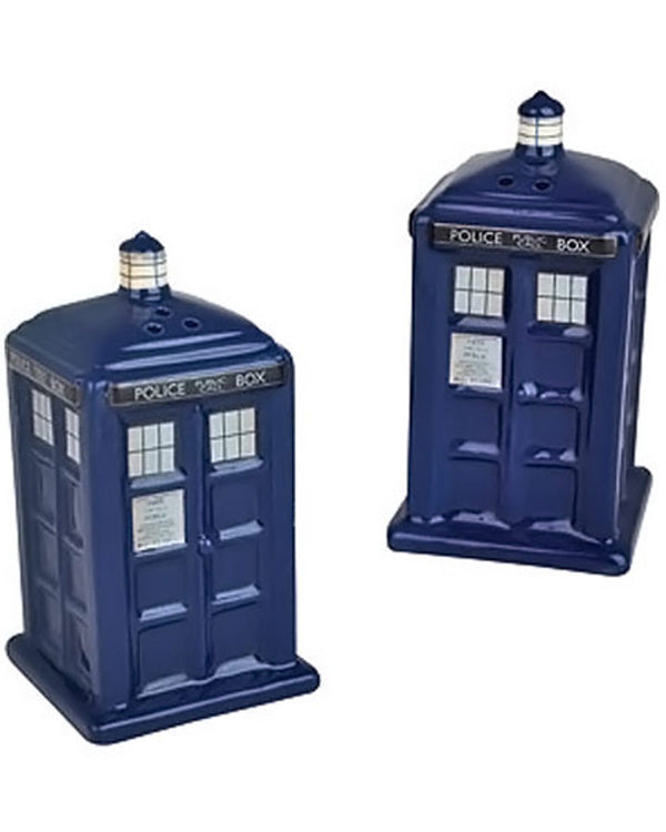 Doctor Who Tardis Salt and Pepper Shaker Set
