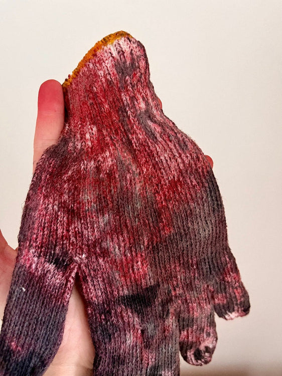 Bloody Dirty Work Gloves Prop