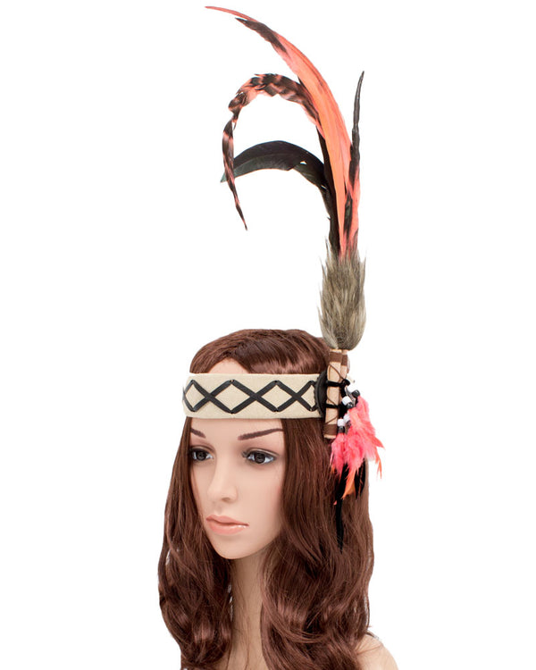 Tan Tribal Headband