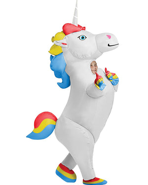 Inflatable Prancing Unicorn Kids Costume