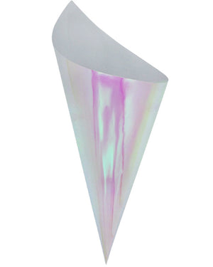 Iridescent Paper Snack Cone Pack of 10