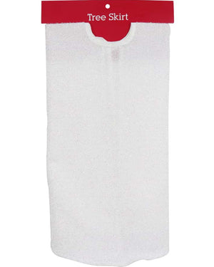 Christmas Iridescent Tinsel Tree Skirt 1m