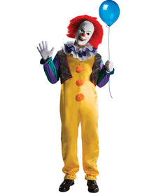IT Pennywise Clown Deluxe Mens Halloween Costume