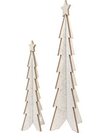 Christmas Indigenous Print Timber Table Tree 50cm