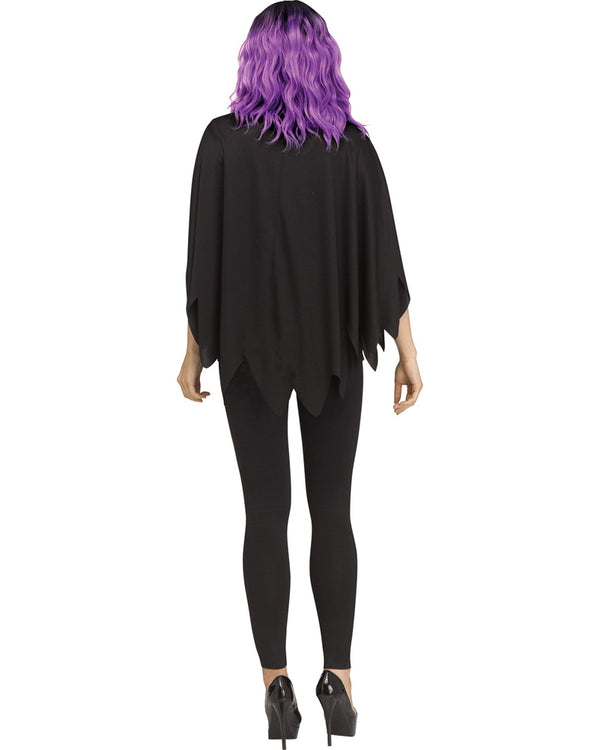 Jack O Lantern Poncho Womens Costume