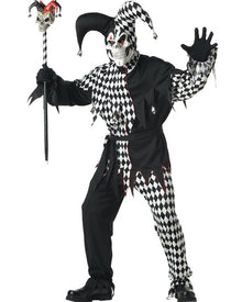 Jed the Evil Jester Mens Halloween Costume
