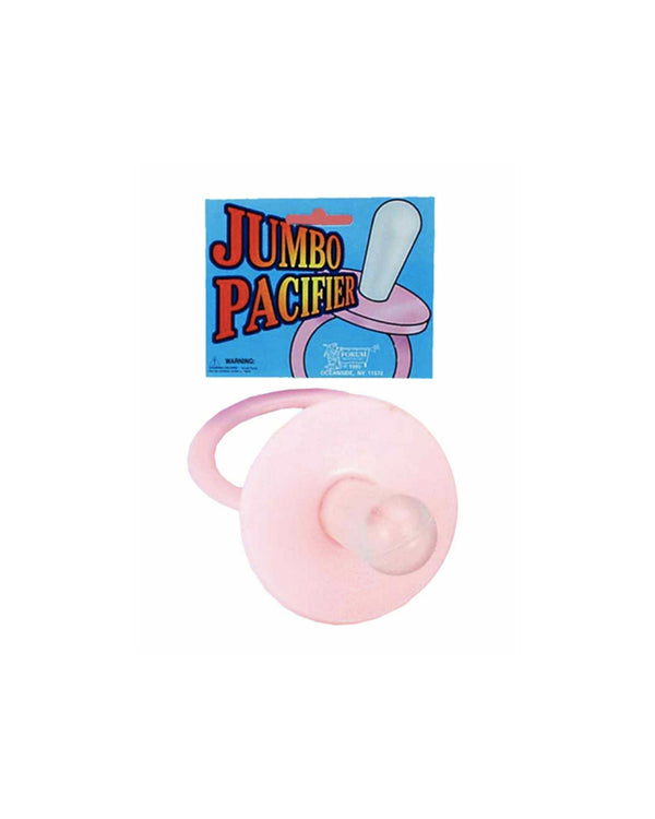 Jumbo Pink Baby Diaper Pacifier and Safety Pin Set