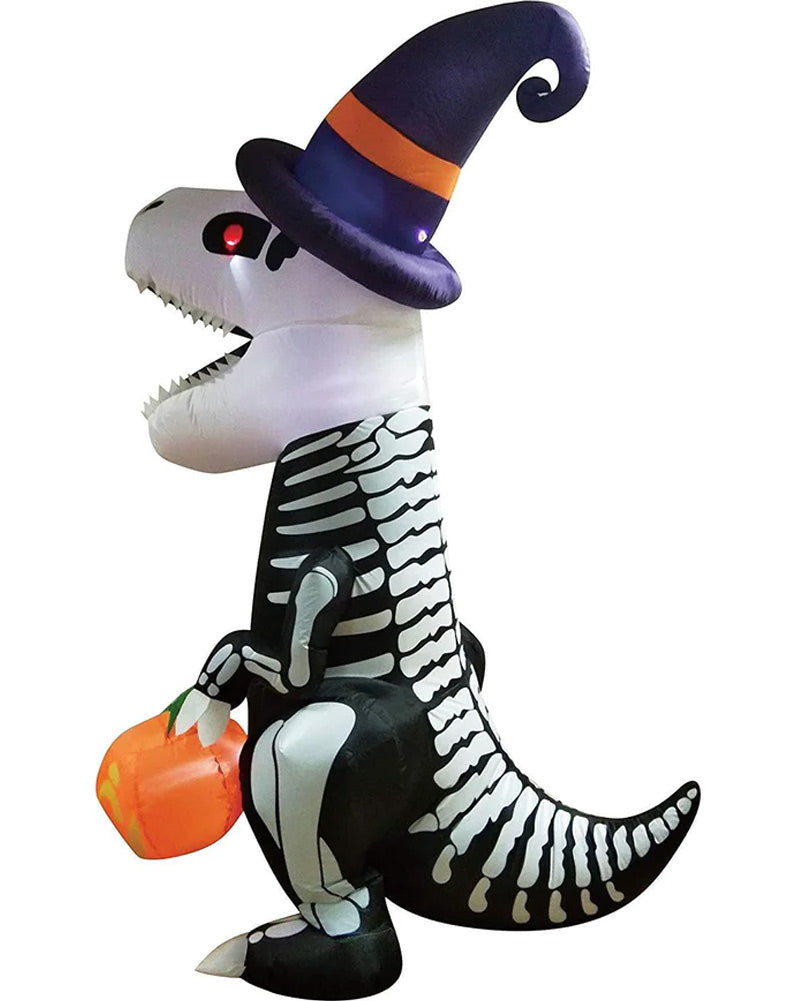 Jumbo Skeleton Dinosaur Lawn Inflatable 2.4m
