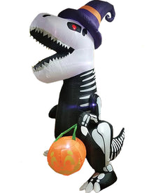 Jumbo Skeleton Dinosaur Lawn Inflatable 2.4m