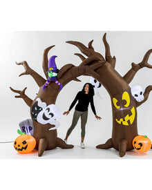 Jumbo Spooky Tree Arch Lawn Halloween Inflatable 3m